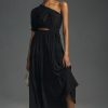 Getaway & Resort Wear * | Coupon Moon River One-Shoulder Cutout Dress Black