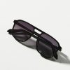 Getaway & Resort Wear * | Cheapest Quay On The Fly Mini Sunglasses Black