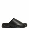 Getaway & Resort Wear * | Cheapest Kelsi Dagger Brooklyn Squish Studded Slide Sandals Black