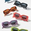 Getaway & Resort Wear * | Best Reviews Of By Anthropologie Rectangular Sunglasses Lavender