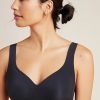 Intimates & Lingerie * | New Sloggi Zero Feel Bralette Black