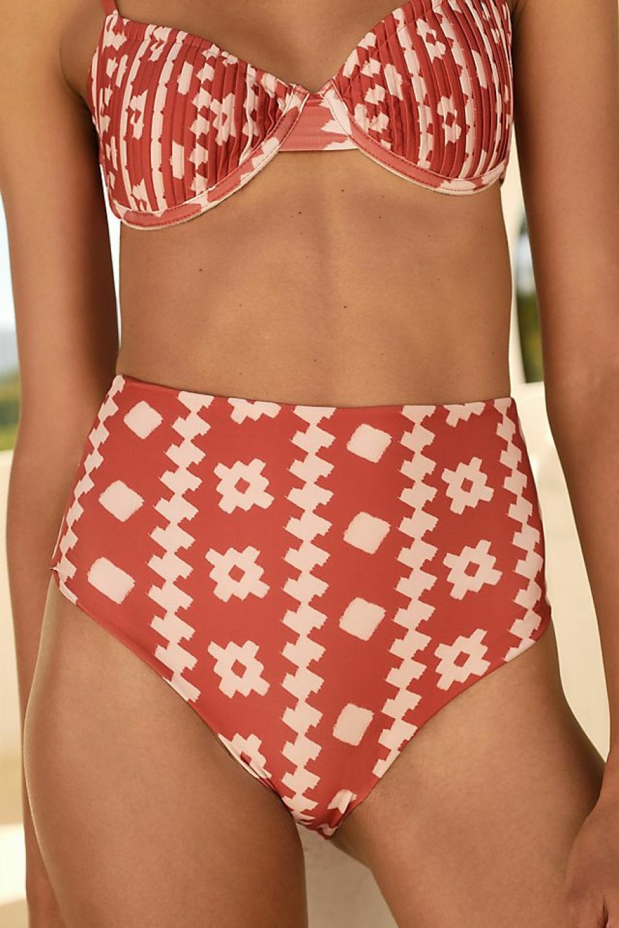 Getaway & Resort Wear * | Brand New Encantadore Rose Terraguer Bikini Bottoms Mango