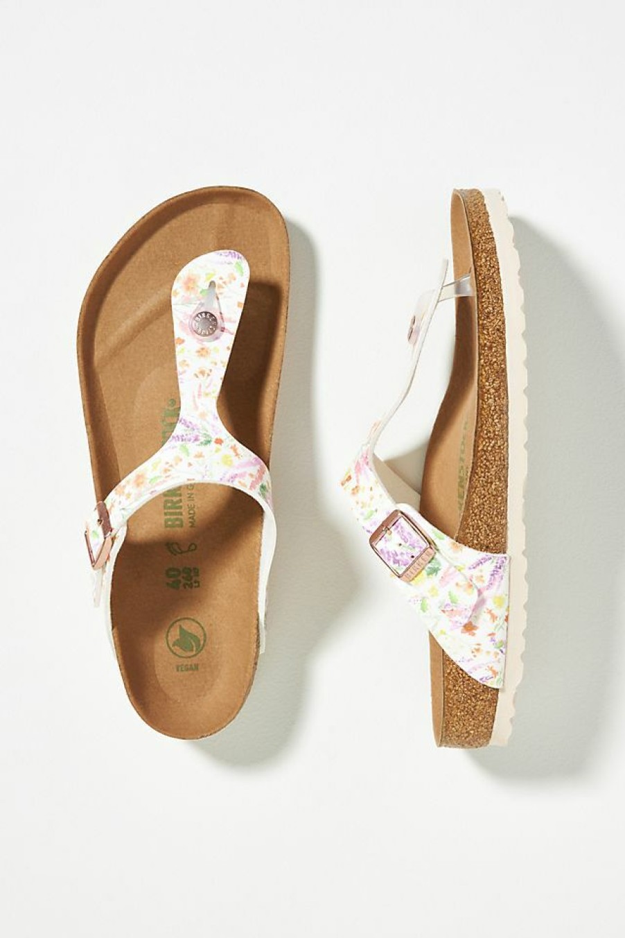 Getaway & Resort Wear * | Hot Sale Birkenstock Gizeh Vegan Sandals Pink