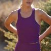 Activewear * | New Beyond Yoga Cropped Tank Purple