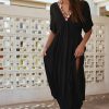 Getaway & Resort Wear * | Buy Malai Shona Maxi Dress Black