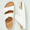 Getaway & Resort Wear * | Top 10 Papillio By Birkenstock Arizona Platform Vegan Sandals White