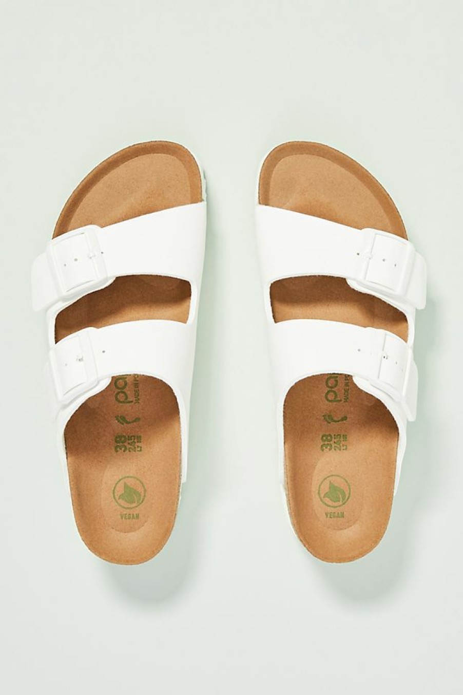 Getaway & Resort Wear * | Top 10 Papillio By Birkenstock Arizona Platform Vegan Sandals White