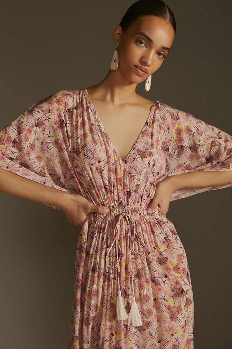 Getaway & Resort Wear * | Coupon Rujuta Sheth Kaftan Pink