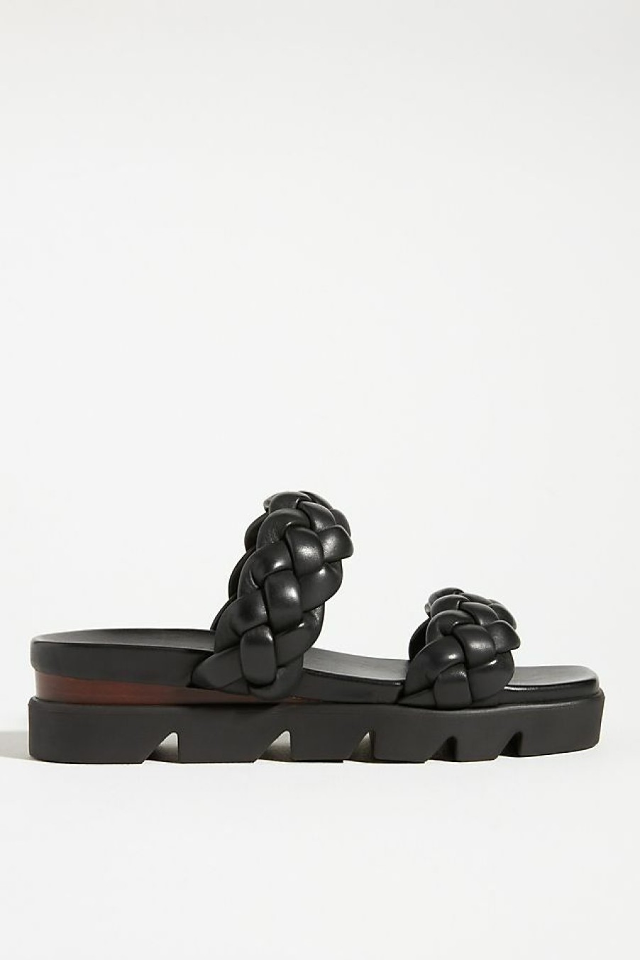 Getaway & Resort Wear * | Budget Bernardo Ciara Stompy Sandals Black