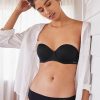 Intimates & Lingerie * | Promo Calvin Klein Lightly Lined Strapless Bra Black